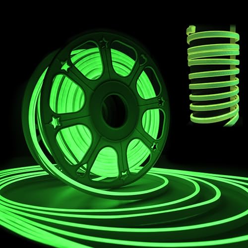 Image of Forus 4 Meter LED Neon Strip Light - Green, Flexible Waterproof Cuttable Rope Lights, Indoor Outdoor Diwali Decorative Cove Lighting, Home Decoration, Festivals, Christmas Festival, 6-Months Warranty