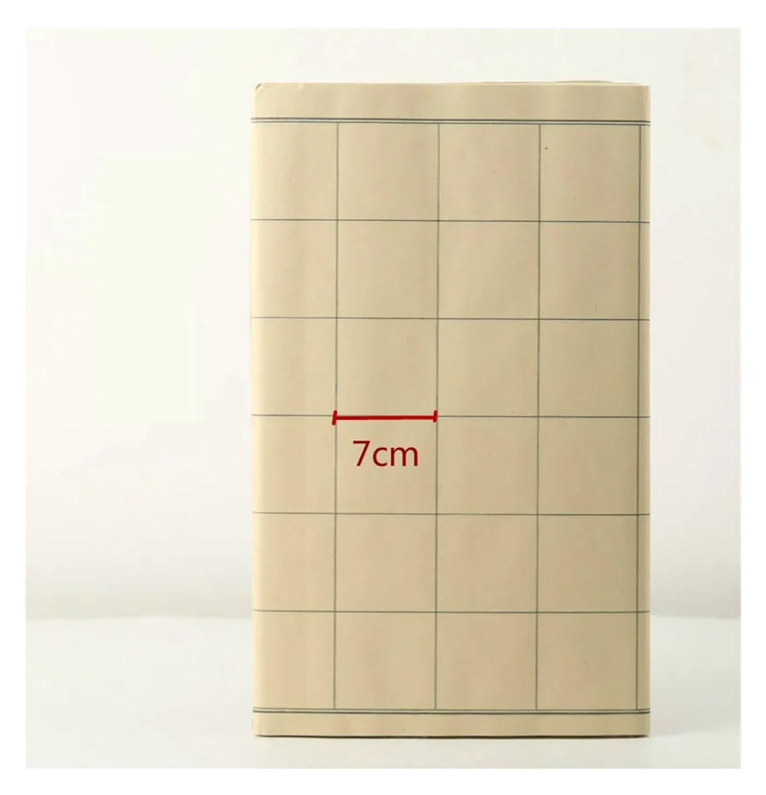MIUYTRN Papier do chińskiej kaligrafii Początkujący Praktyka kaligrafii Papier Xuan Zagęścić siatki Pulpa bambusowa Półdojrzały papier ryżowy Papel cuicui(A5)