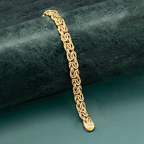 Ross-Simons 14kt Yellow Gold Byzantine Bracelet - Image 8