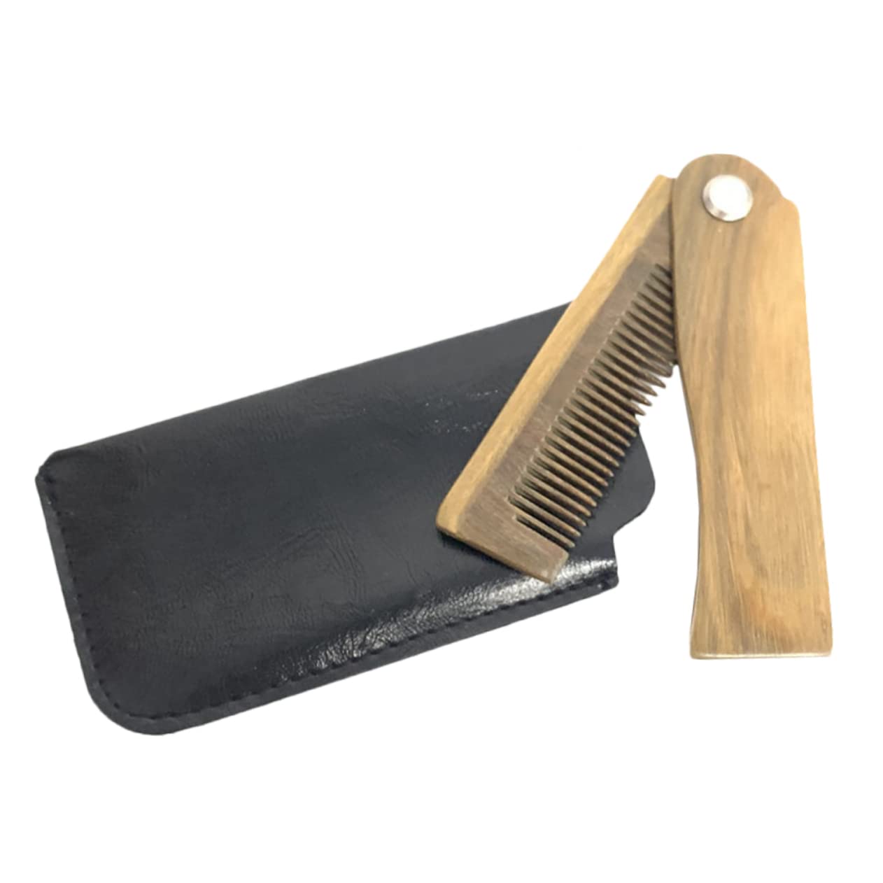 Didiseaon Lot De 4 Petits Peignes À Barbe Et Peignes À Cheveux Pour Hommes Portables