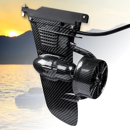 LEDONNE Electric Fin for SUP Electric Surf Fin Underwater Thruster Electric Fin SUP Conversion Kit Surf Booster Electric SUP Fin with Waterproof Battery with LED Battery Indicator