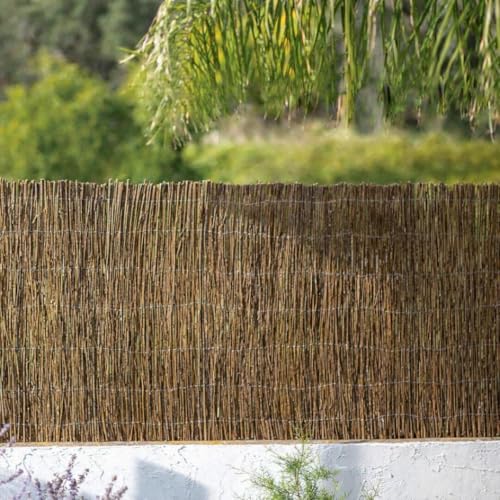 Catral | Mimbre Multi-Varilla Natural 1x3 M | Tejido con Alambre de Acero Galvanizado | Resistente y Fácil Instalación | Jardín y Terraza