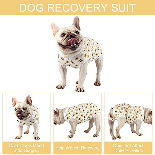 Image of Dog Surgery Suit Female Spay Recovery Suit for Dogs Surgical Recovery Suit for Female Dog Neuter Recovery Suit Male Dogs Onesie for Surgery Fits Small Medium Dog Bee /Small