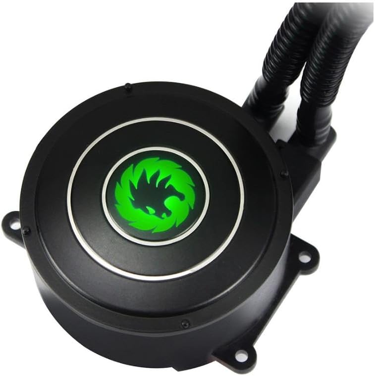 GameMax Iceberg 240mm Water Cooling System with 7 Colour PWM Fan - Black thumbnail 5
