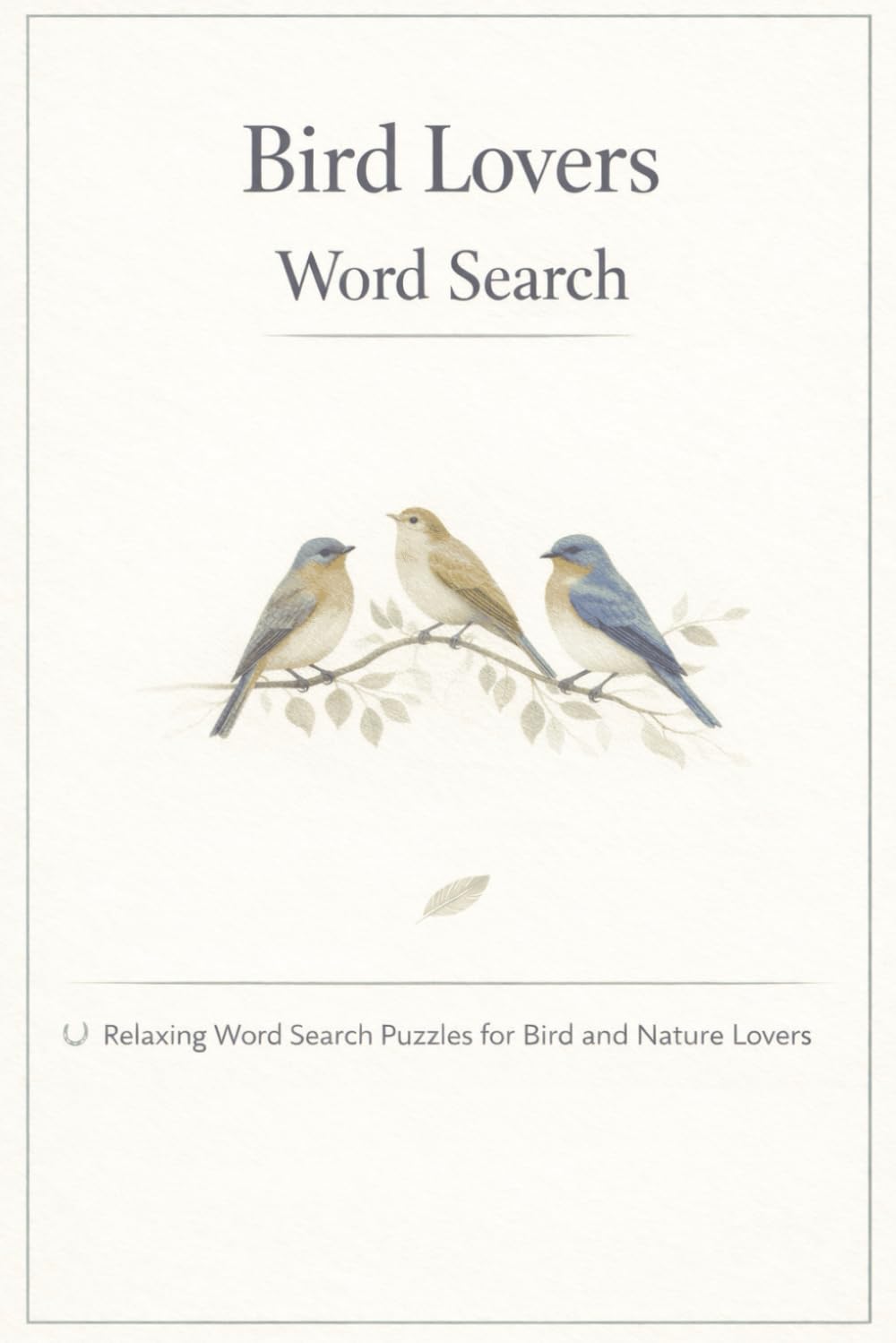 Bird Lovers Word Search: Relaxing Word Search Puzzles for Bird and Nature Lovers