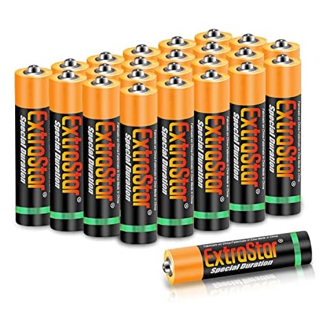 EXTRASTAR Batería de Carbón AA R6 1,5V 860mAh 24Pcs Cover
