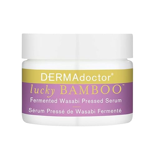 DERMAdoctor Suero prensado de wasabi fermentado probiótico Lucky Bamboo de 1.69 fl oz