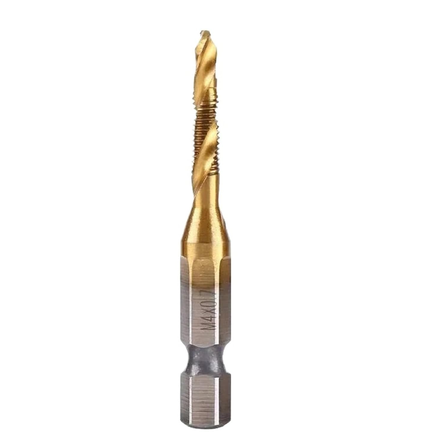 1/6pcs Hex Shank Spiral Tapping Tool Set for Electric Drill, HSS Thread Tap Kit for Metal Wood Plastic