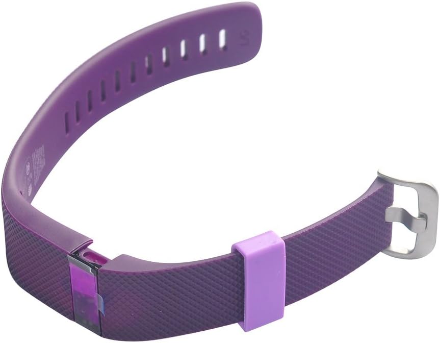 Etoper Replacement Small Wrist Band for Fitbit Charge HR Wireless Activity Wristband Watch Fitness Tracker WatchBand/Band Silicone Accessories Purple