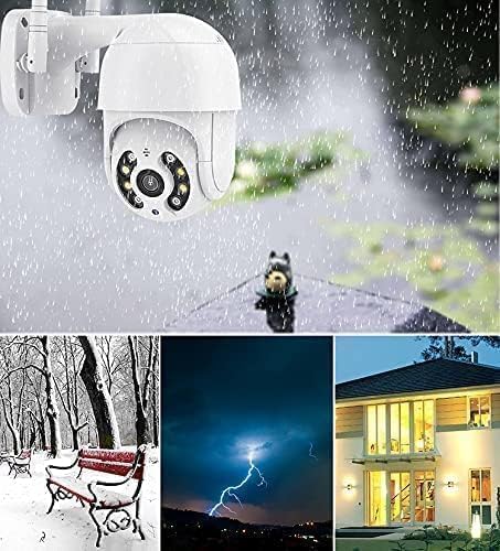 Image of JB Supar 5MP WiFi Outdoor PTZ Security Camera | 360 View | Full HD | Color Night Vision | Motion Detection | Two Way Audio | Wireless CCTV Camera for Home with Mobile App V380 Pro (Dome Camera)