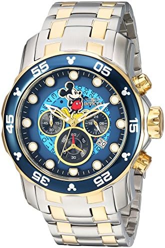 Invicta Mickey Mouse Men's 23769 Disney Limited Edition Analog Display Quartz Two Tone Watch