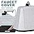 Outdoor Faucet Covers for Winter Freeze Protection, Foam Spigot Covers Winter Insulated for Outside,Hose Bib Cover for Winter (2 Pack)