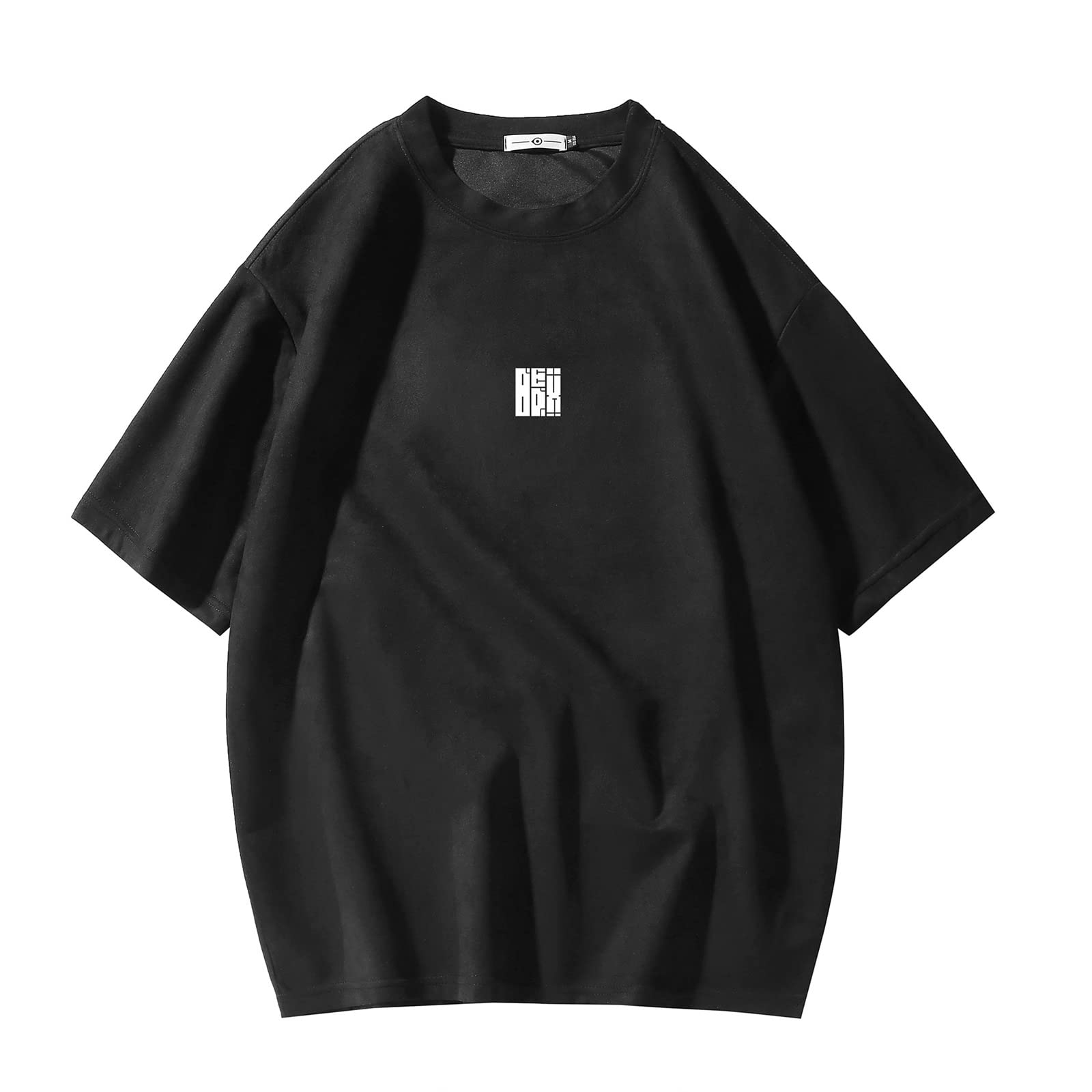 Męska koszulka Streetwear Harajuku topy koszulka z krótkim rękawem i okrągłym dekoltem
