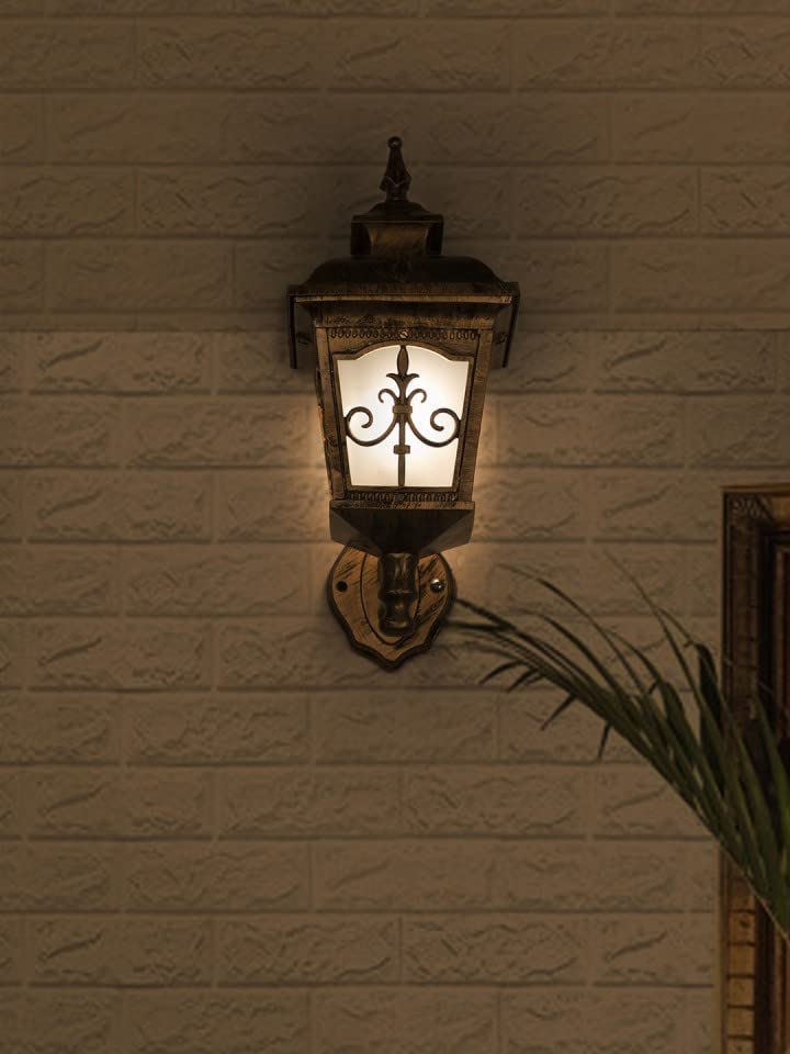 Image of Lights Aluminium Antique Gold Standard Wall Light