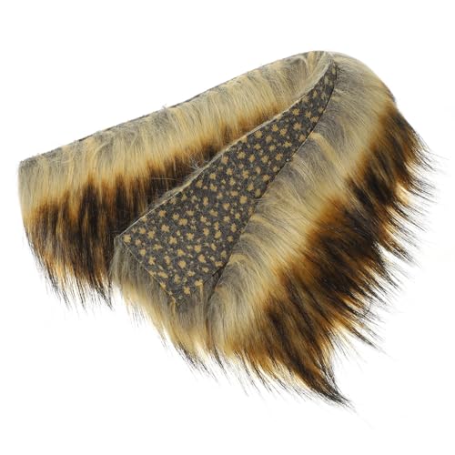 WESIEVYA Ribete Decorativo de Sintética para Ropa y Zapatos, Estilo Artesanal Textura, Adecuado para Decoración Navideña y Disfraces Festivos