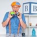 Blippi Mini Vehicles, Including Blippi Mobile and Garbage Truck, Each with a Character Toy Figure Seated Inside - Zoom Around The Room for Free-Wheeling Fun - Perfect for Young Children