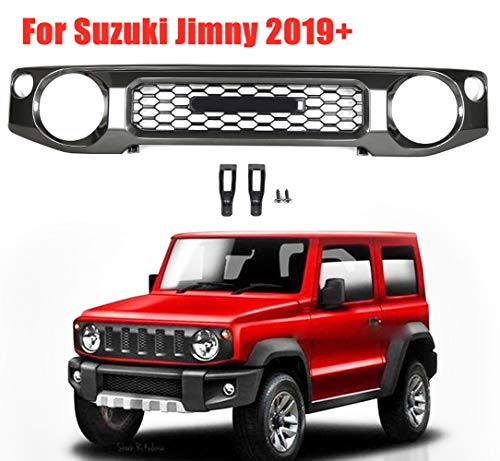 Hjhnb Abs Front Racing Grill Grille For Suzuki Jimny Jb64 Jb74 19 Car Bumper Radiator Decorative Modification Replacement Accessories A Buy Online In Greenland At Greenland Desertcart Com Productid