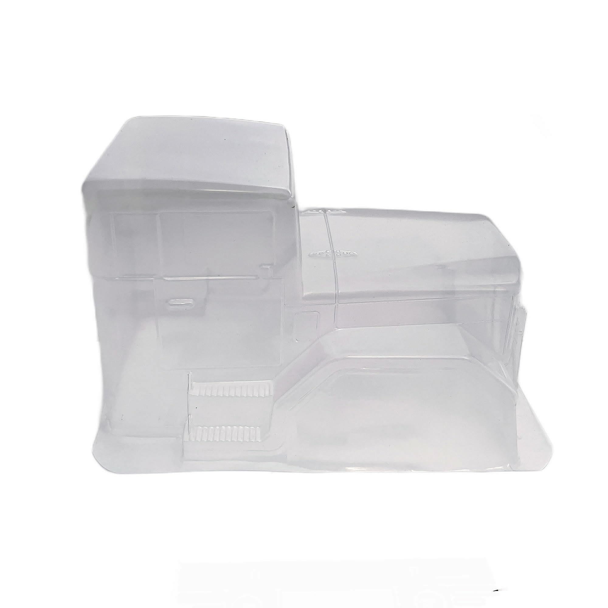 Novahobby 1/10 Scale RC Crawler Car Transparent Clear Lexan Body Shell Truck Head (Cab B)