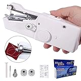 ❤【Portable y Mini】 Este máquina de coser manual portátil es ideal para coser rápidamente en el lugar, Compacto, conveniente, ligero, fácil de llevar, Puedes coser tu propio pañuelo, delantal, pantalones, camisas, funda de almohada, etc. Repare las cortinas sin desmontarlas, repare la ropa sin quitársela, repare las frazadas y colchas sin desmontar la cama y mucho más.