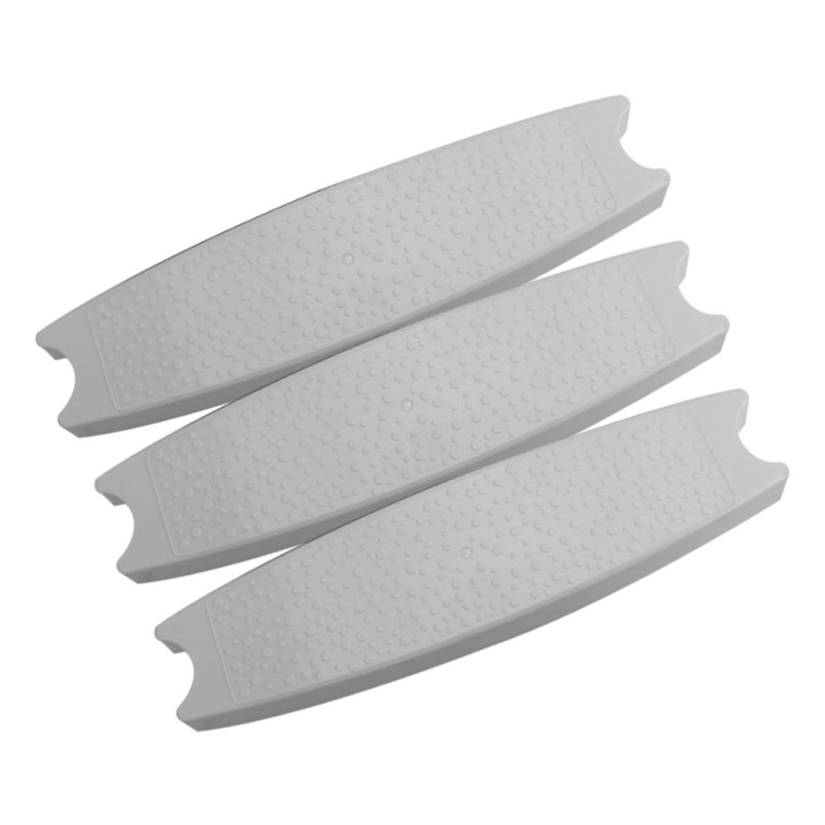 YARNOW Échelle de Piscine Marchepied pour Piscine Hors Sol Marche de Remplacement en Abs Blanc Antidérapant et Stable