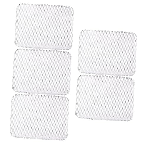 ibasenice Mesh Grill Mats 5pcs Aluminum Grill Mats for Outdoor Barbecue Health Benefits