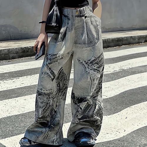 Wide Leg Jeans Girls Baggy Ripped Jeans for Girls Kids Pants for Teens Bow Jeans Kids Size 10-12 10 12-14 14 6 7 84