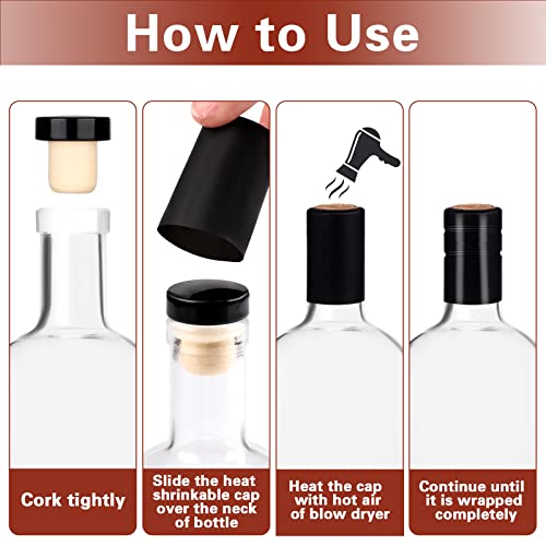 Liengoron 3Pack Glass Bottles With Cork 25Oz Clear Glass Bottles 750Ml Nordic Bottles With Stopper Empty Heavy Base Wine Bottles For Wine Beverages Drinks Beer Water Soda #TOP5