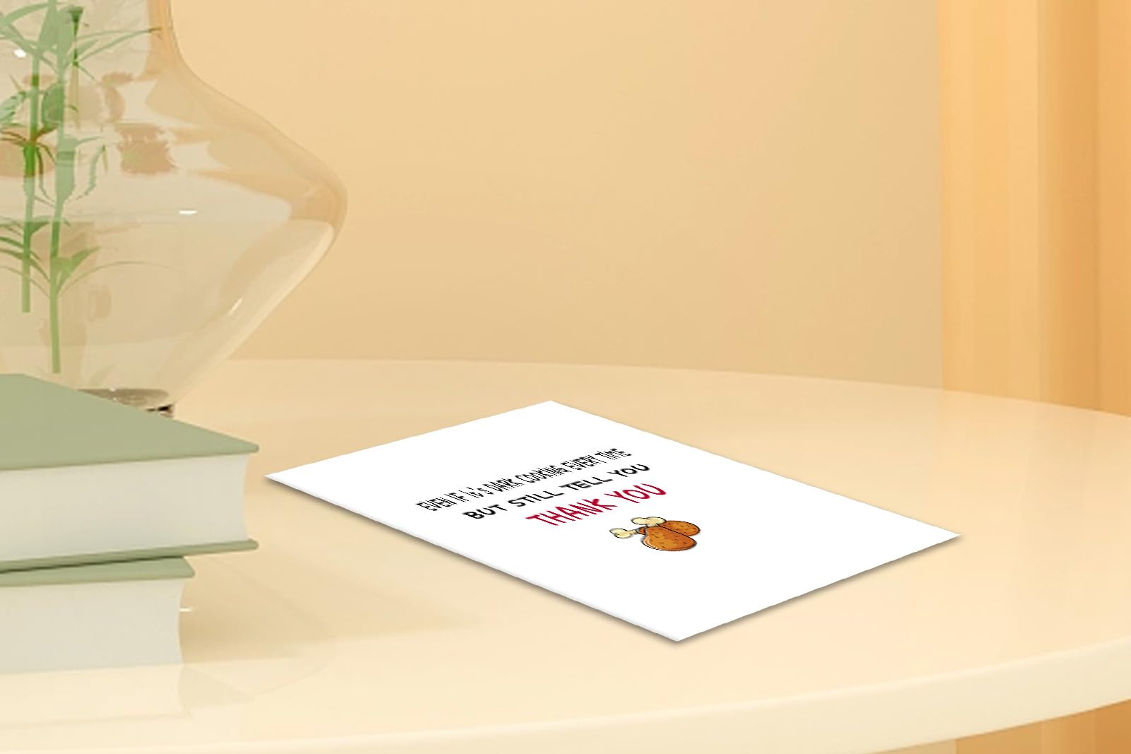 Humorvolle Karte Hausfrauen Joycard Lustige Thanksgiving-Karte - Humorvolle  Grußkarte Für Mütter Und Hausfrauen Mit Umschlag Danke Karte, image size:1600x1067