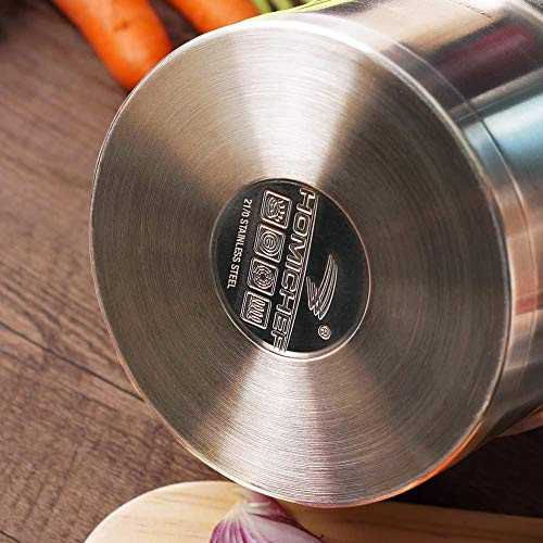 HOMICHEF Matte Polished NICKEL FREE Stainless Steel 1.75 QT(Quart) Sauce Pan/Sauce Pot with Lid - Cookware Pots And Pans Sets 30111 - Thumbnail 5