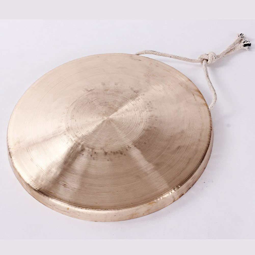 Mosiężny gong Feng Shui, Gong perkusyjny 27 cm lub 30 cm z młotkiem(30cm)
