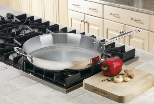Cuisinart-722-36H-Chefs-Classic-Stainless-14-Inch-Open-Skillet-with-Helper-Handle-722-24-Chefs-Classic-Stainless-10-Inch-Open-Skillet
