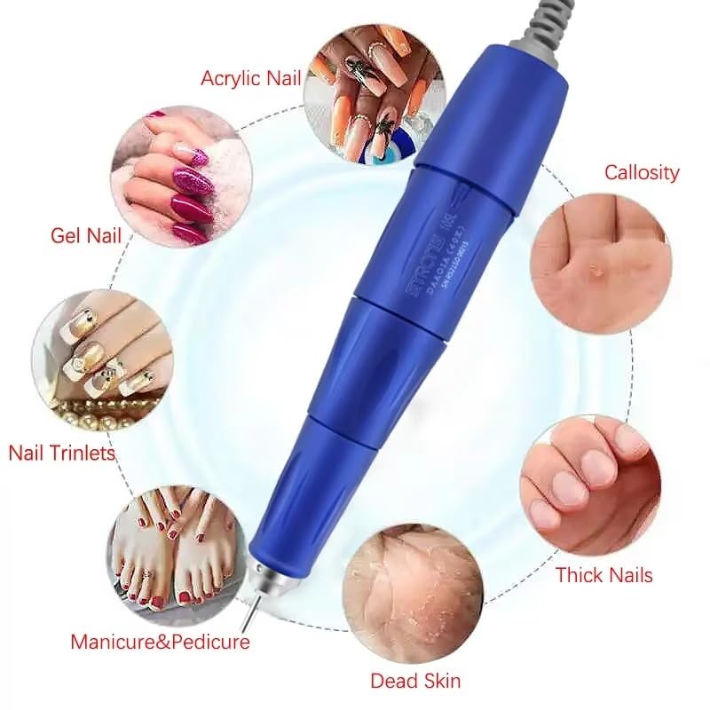 Electric Manicure Drill Pen Handle 40000RPM Strong 105L Micro Motor Handpiece for Strong 210 90 204 207 Marathon Control Box