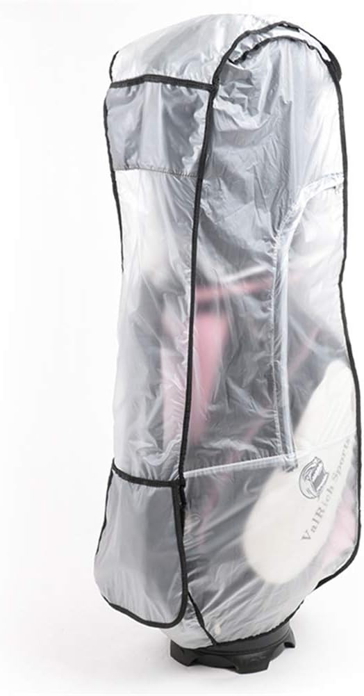 PVC Clear Rain Cover Review | Golf Accessories Golf Bag Rain Cover,PVC Clear Rain Cover for Golf Bag,Golf Bag Rain Protection Cover for Golf Push Carts,Waterproof Hood for Golf Bag,Heavy Duty Club Bags Raincoat for Golfer