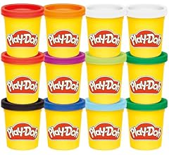 Play-Doh Jewel Colors Bulk 12-Pack of 4-Ounce Cans