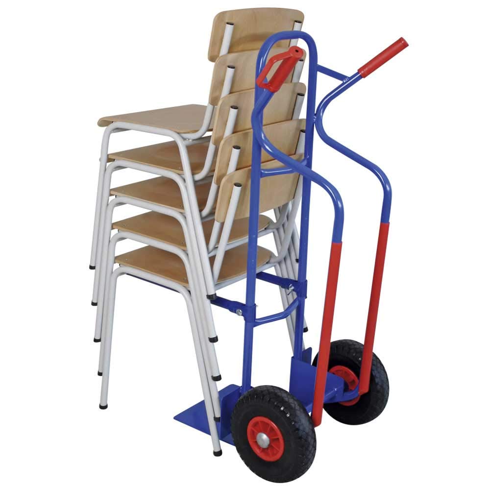 BRB Stuhlkarre mit pannensicheren Reifen, BxTxH 520x820x1170 mm, Tragkraft 250 kg