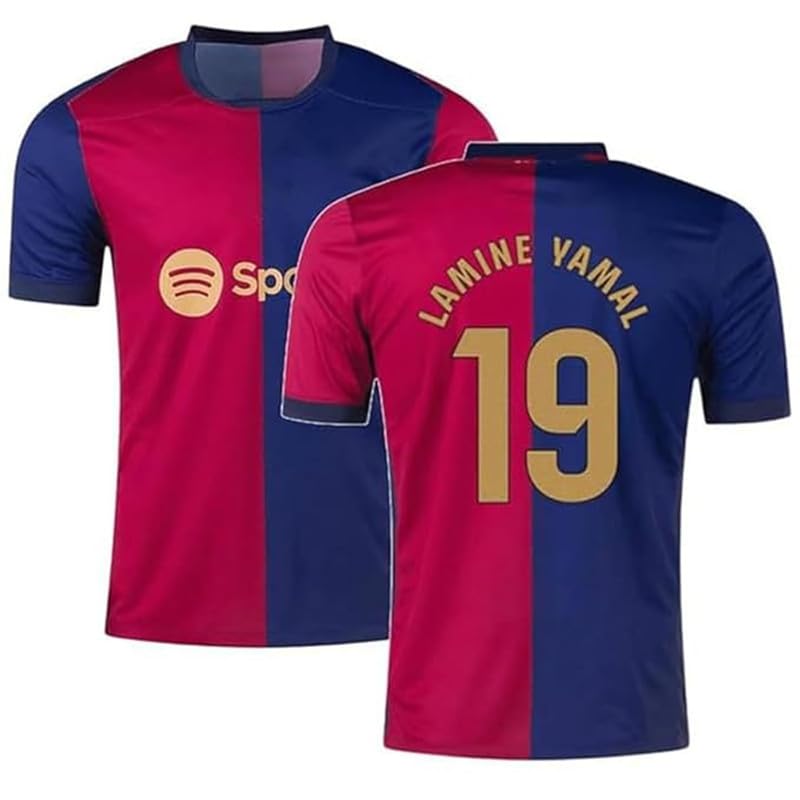 RJM Sports Yamal 19 Baarce Football Home Jersey 2024/25 for (Men & Boys)