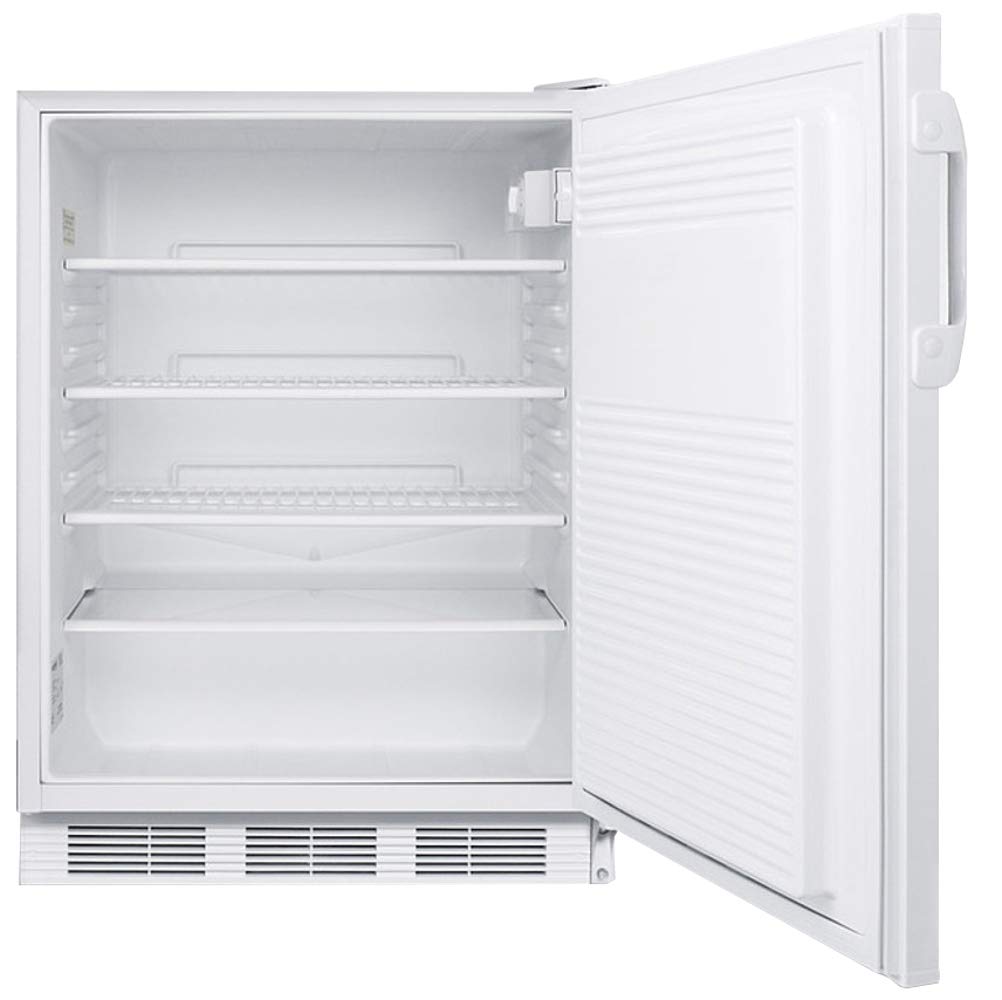 Summit Appliance Ff7lwbiada Accucold 24" Wide Built-In All-Refrigerator, 5.5 Cu.Ft Capacity, ADA Compliant, Factory Installed Lock, Automatic Defrost, Adjustable Shelves, Adjustable Thermostat on Fridge.com - View 3