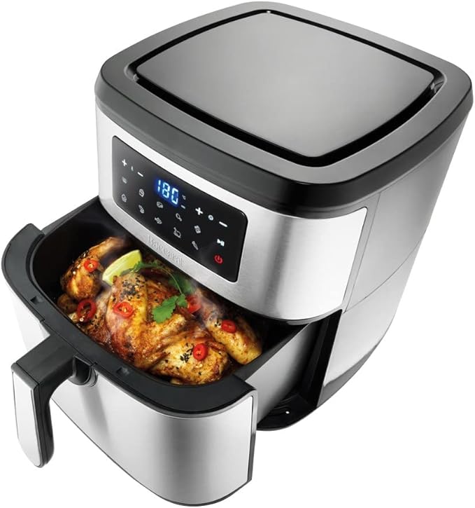 Baccarat The Healthy Fry 9L Air Fryer Stainless Steel Kitchen & Dining