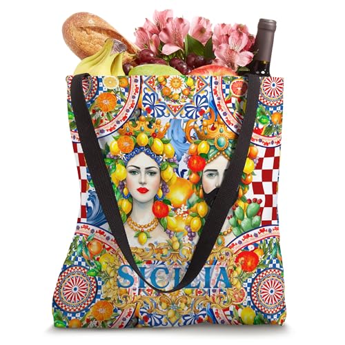 Bolso tote Fruits art con arte colorido miniatura 4