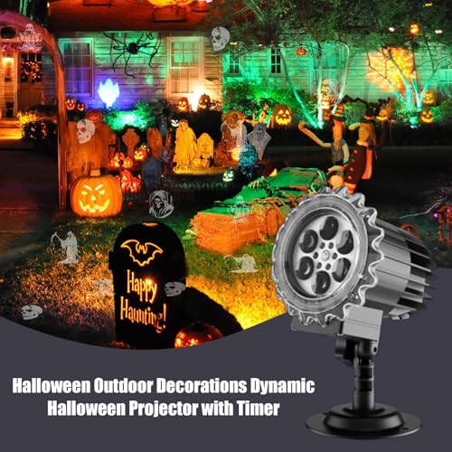 Proyector al aire libre de Halloween e iluminación impermeable para jardín 2