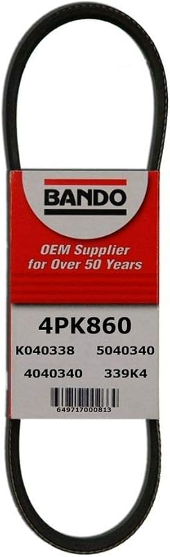 Correia Serpentina Bando USA 4PK860 de 4 nervuras e 860 mm – 1 unidade