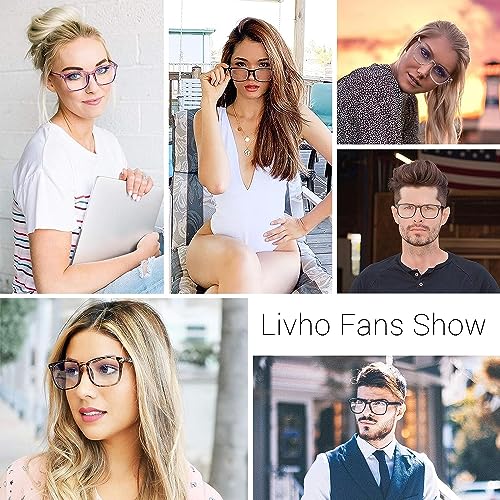 image for livho High Tech Blue Light Glasses - Advanced up to 99% Blue Light Blo
