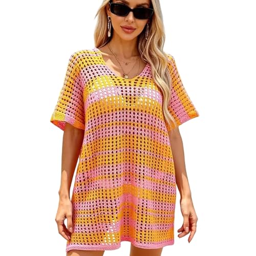 Camiseta de playa de punto blusa casual sin mangas ligera para clima cálido