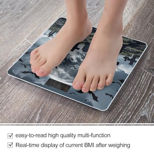 Báscula Digital de Baño con Pantalla LED Clara y Plataforma de Vidrio miniatura 5