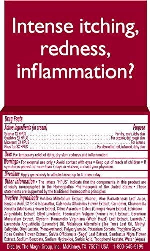 Image of MagniLife Eczema Care+, 2 Oz, Moisturizing Gel for Itchy, Dry Skin, Fast Relief for Dermatitis & Eczema Flare-Ups with Natural Ingredients, Aloe, Calendula & Tea Tree Oil, No Steroid & Parabens