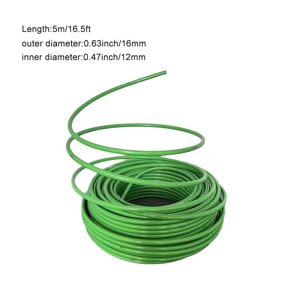 Tubi per composizioni floreali, tubo flessibile per irrigazione in plastica per steli artificiali, rotolo verde per decorazioni fai da te per matrimoni e decorazioni per la casa