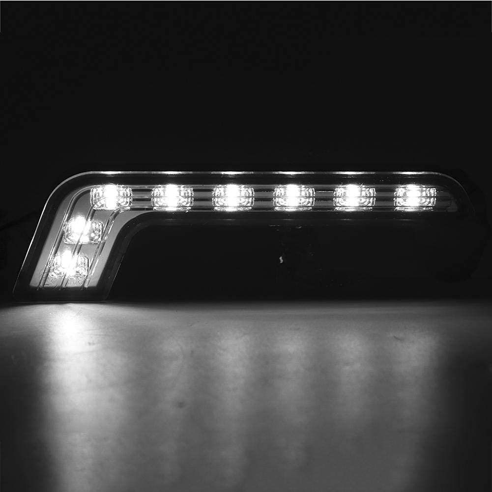 EBTOOLS pour Feux diurnes LED Voiture Feu diurne de Voiture, lumière de Jour Super-Lumineuse à 8 LED, imperméable Universelle DRL