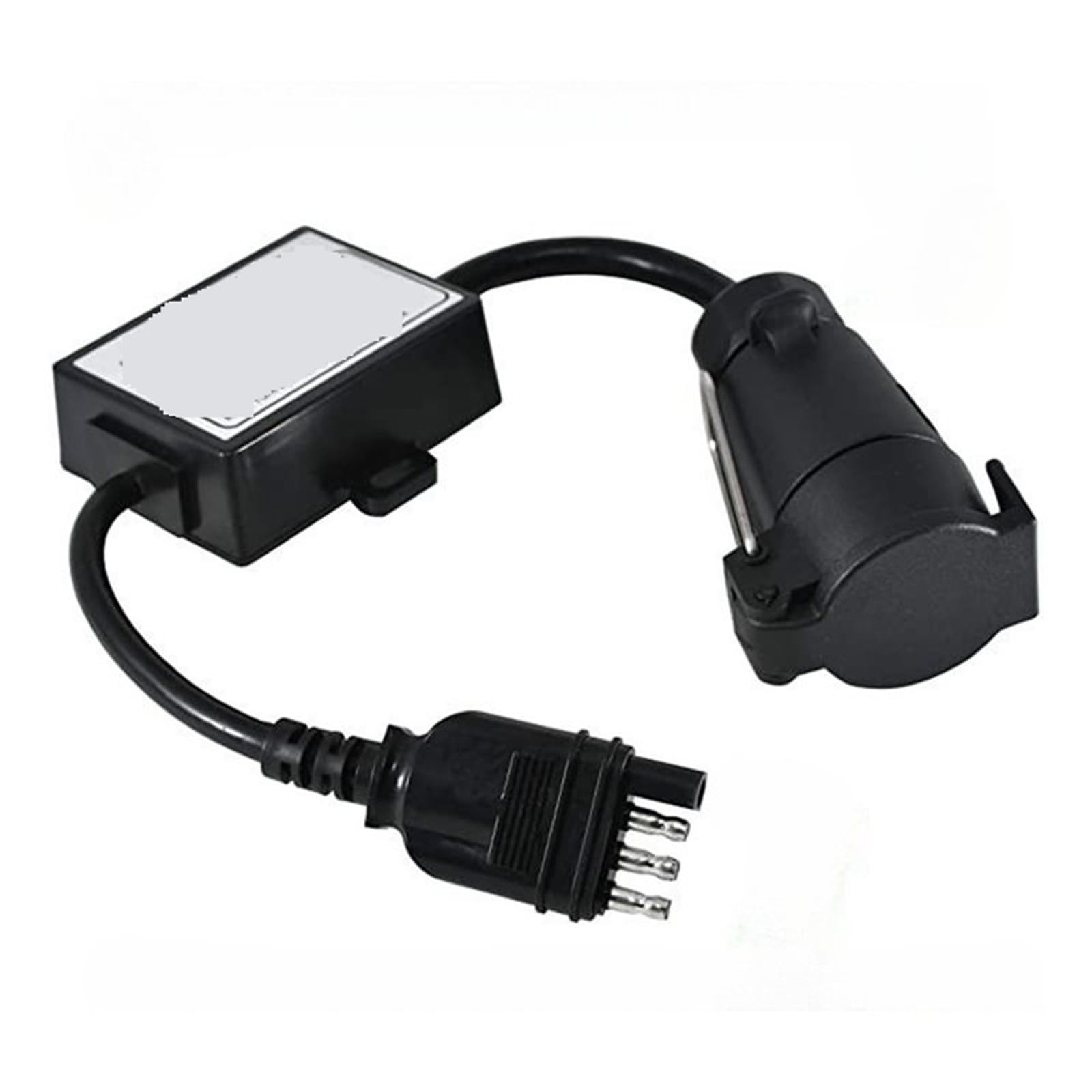Adaptadores divisores de luces remolque coche, convertidores conversión conector redondo plano 4 vías a 7 accesorios