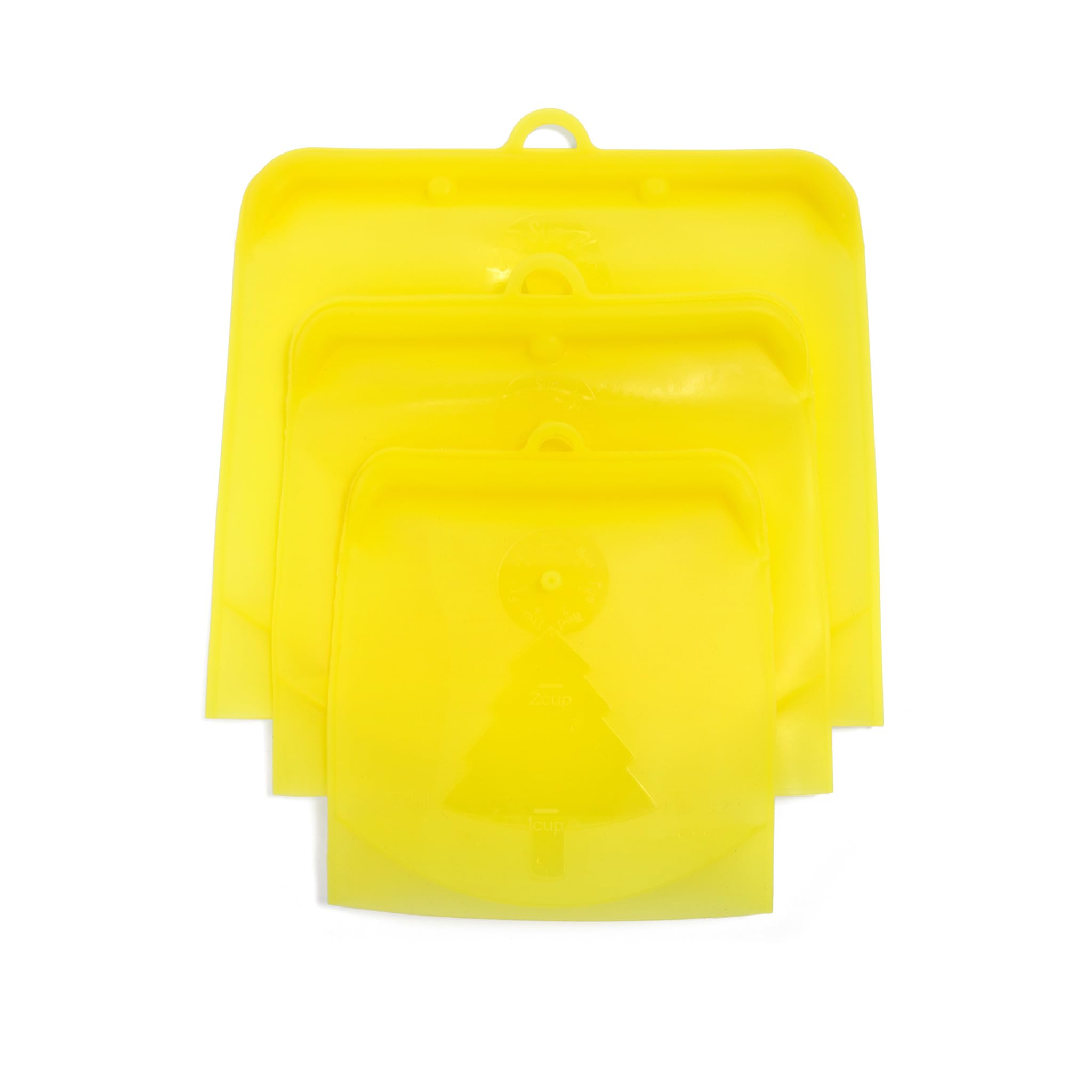 TM Rehoboth - Sacchetti riutilizzabili in silicone per alimenti, ecologici, a prova di perdite, adatti al congelatore, lavabili in lavastoviglie, multiuso, confezione da 3, 3 dimensioni da 500 ml,