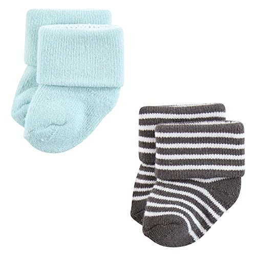 Image of Hudson Baby Baby 8-pack Cotton Rich Newborn and Terry Socks